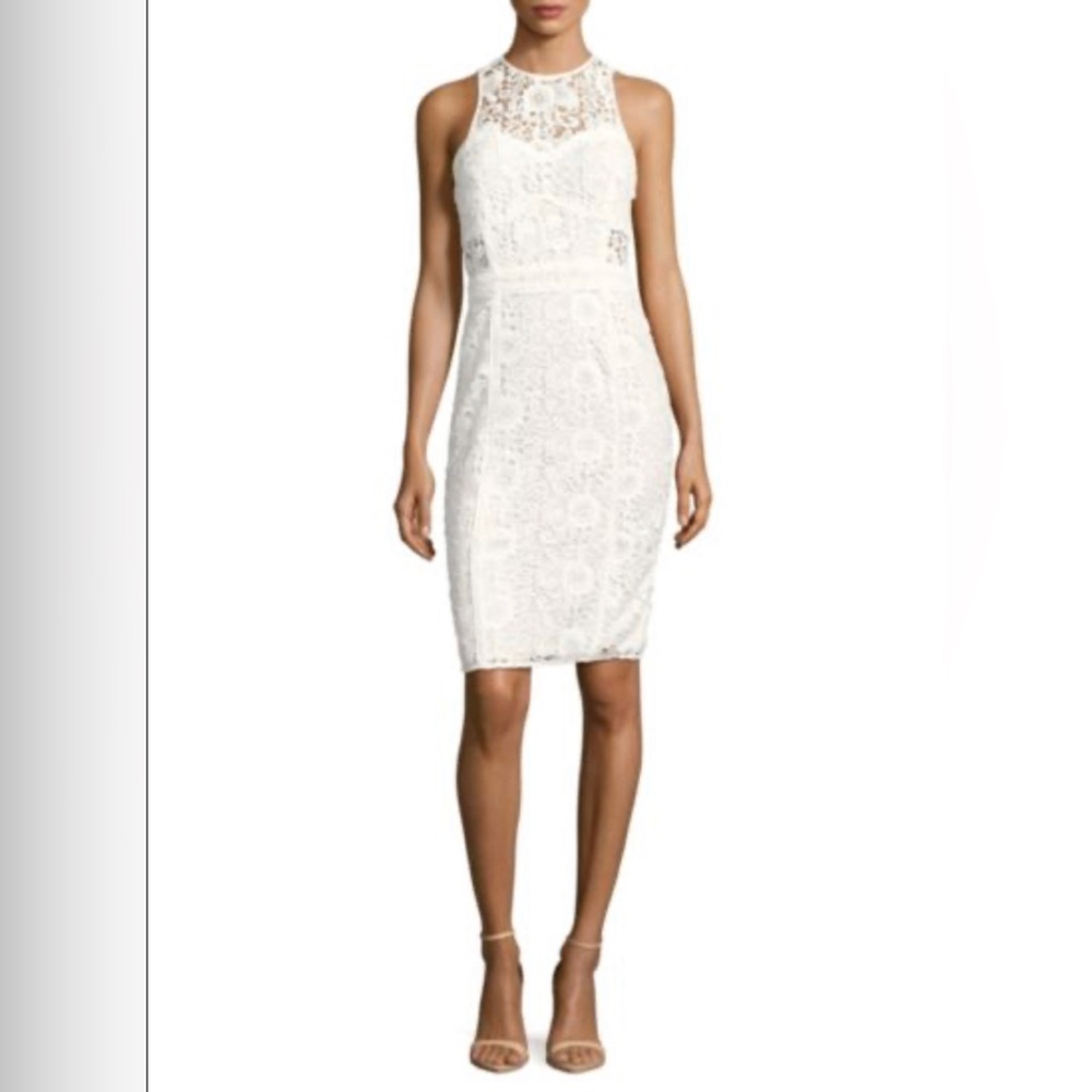 NEW Likely Women’s Ivory Lace Cocktail Dress SZ-8